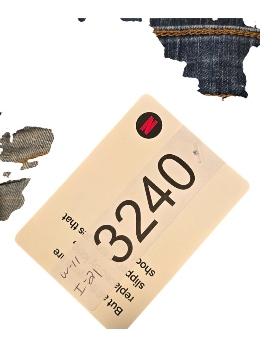 Childrens Place Bootcut Jeans With Ruffle Hem & Butterfly Patch - Picture 9 of 9